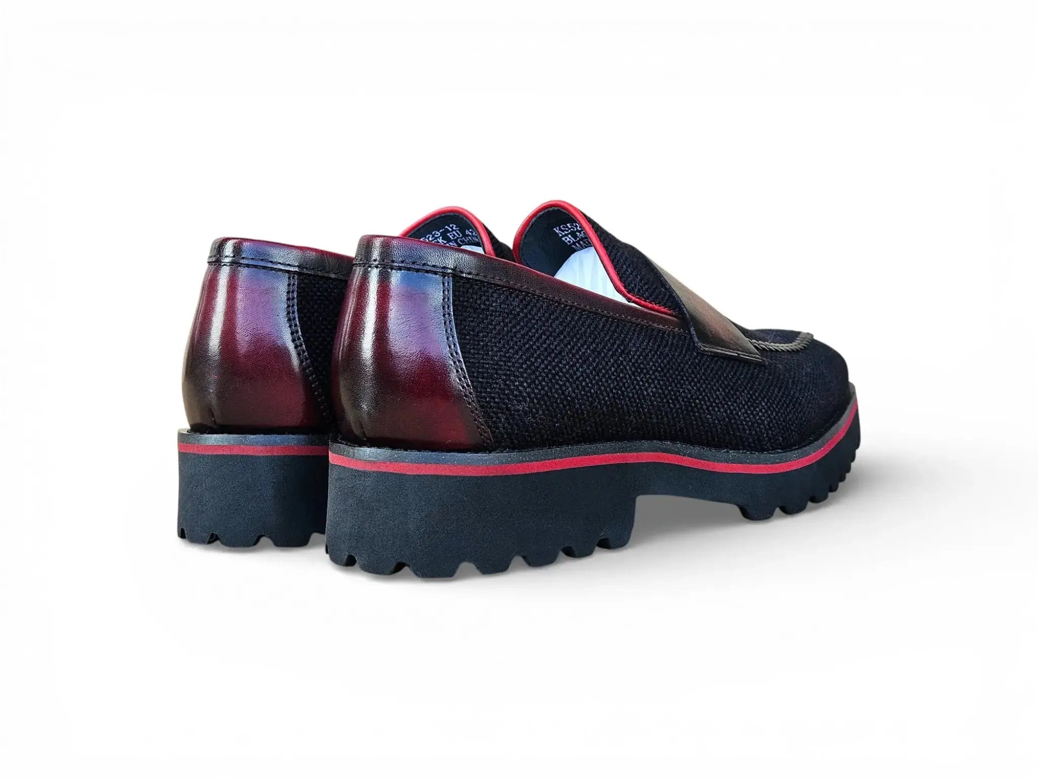 Denim Loafer in Lug Sole Carrucci Shoes Men's