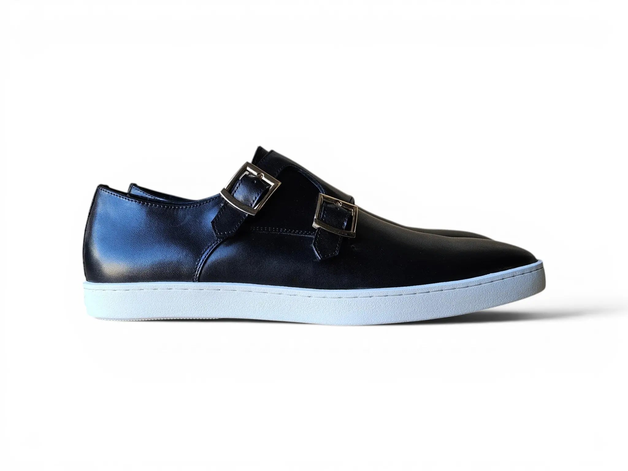 Carrucci Shoes Men's Double Monk Strap Leather Sneaker Comfort KS529 03