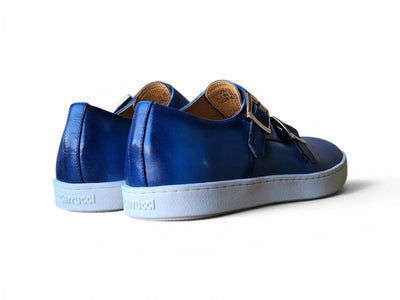 Carrucci Shoes Men's Double Monk Strap Leather Sneaker Comfort KS529 03