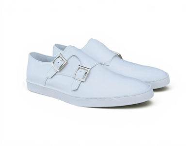 Carrucci Shoes Men's Double Monk Strap Leather Sneaker Comfort KS529 03