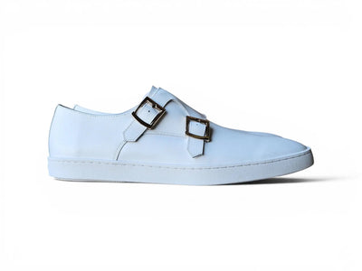 Carrucci Shoes Men's Double Monk Strap Leather Sneaker Comfort KS529 03