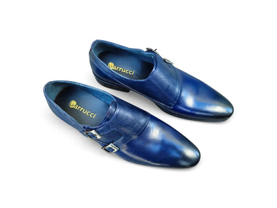 Carrucci Shoes Double Monk Straps Calfskin Leather KS099 3003 view 10