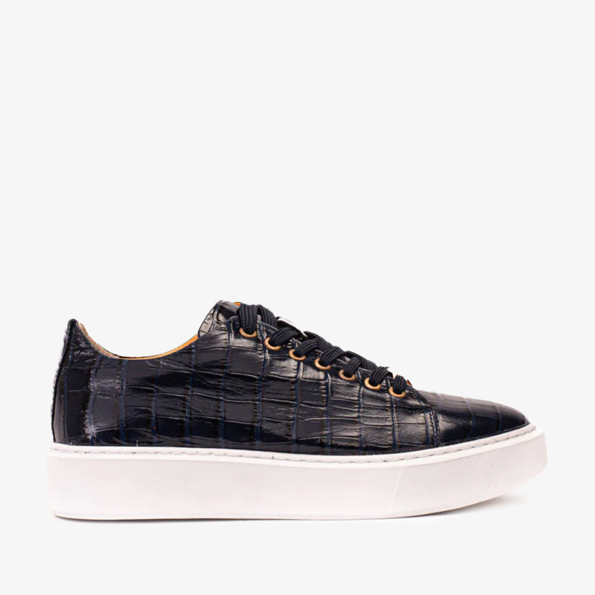 Vinci Leather The Dublin Blue Leather Men Sneaker – product view 1