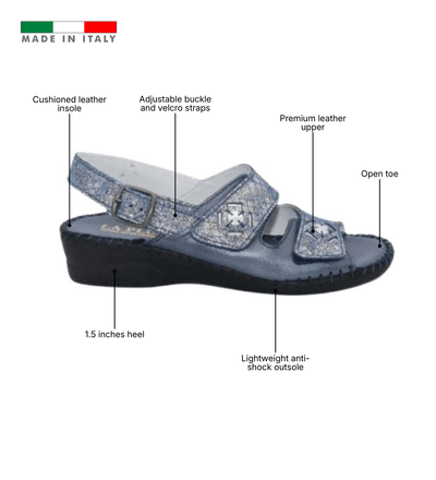 Dusty Women’s Slingback Leather Sandal