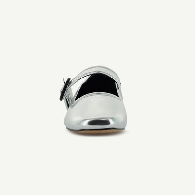 MARIANA: FLAT MARY JANE - SILVER