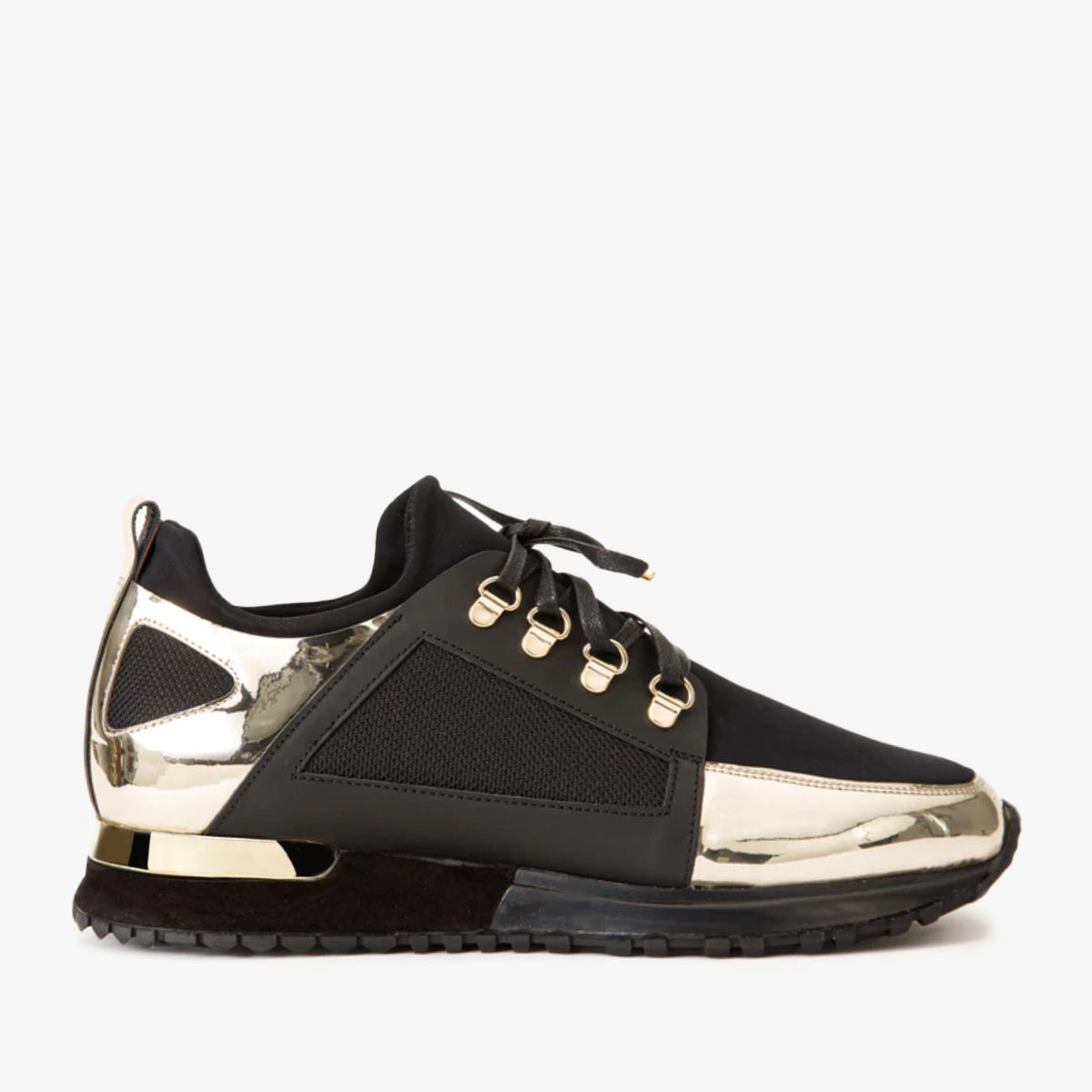 Vinci Leather The Emir Gold Leather Men Sneaker Limited Edition – product view 1