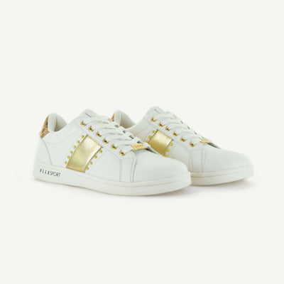 ECLAIR: COURT SHOE - WHITE