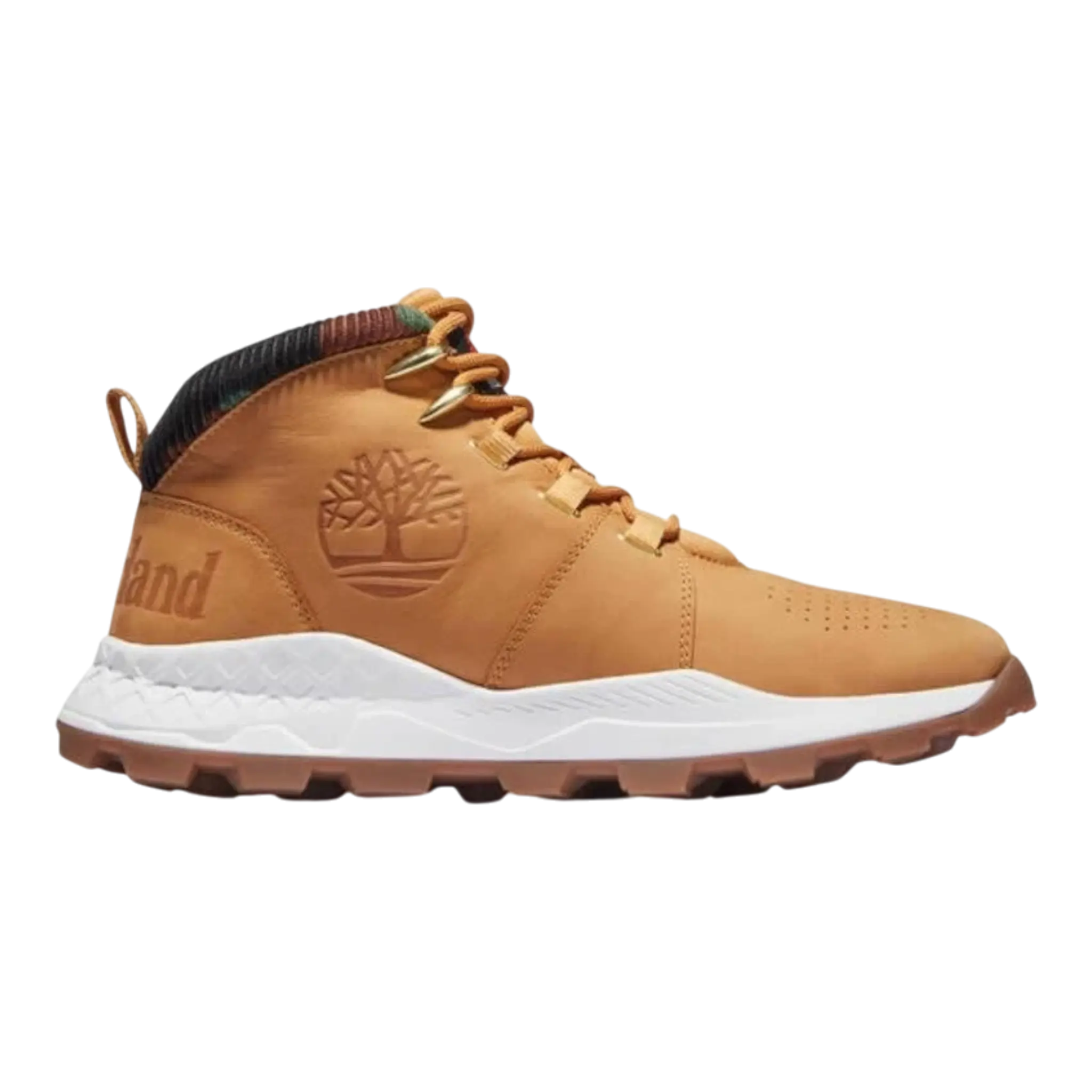 Timberland Brooklyn Mid Lace Up Men Boots Wheat Nubuck