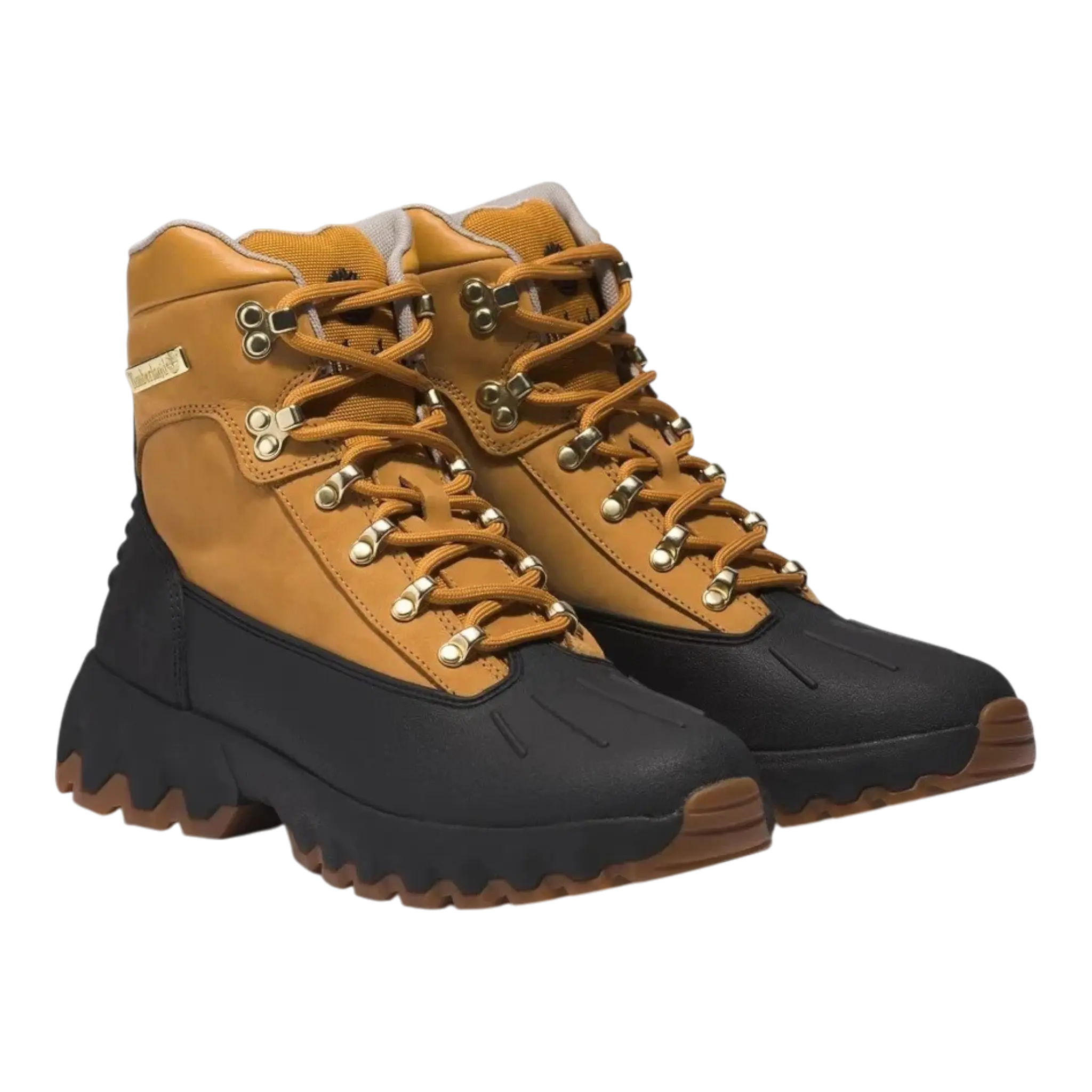 Timberland Edge Euro Hiker Shell Toe Men Boots Wheat/Black