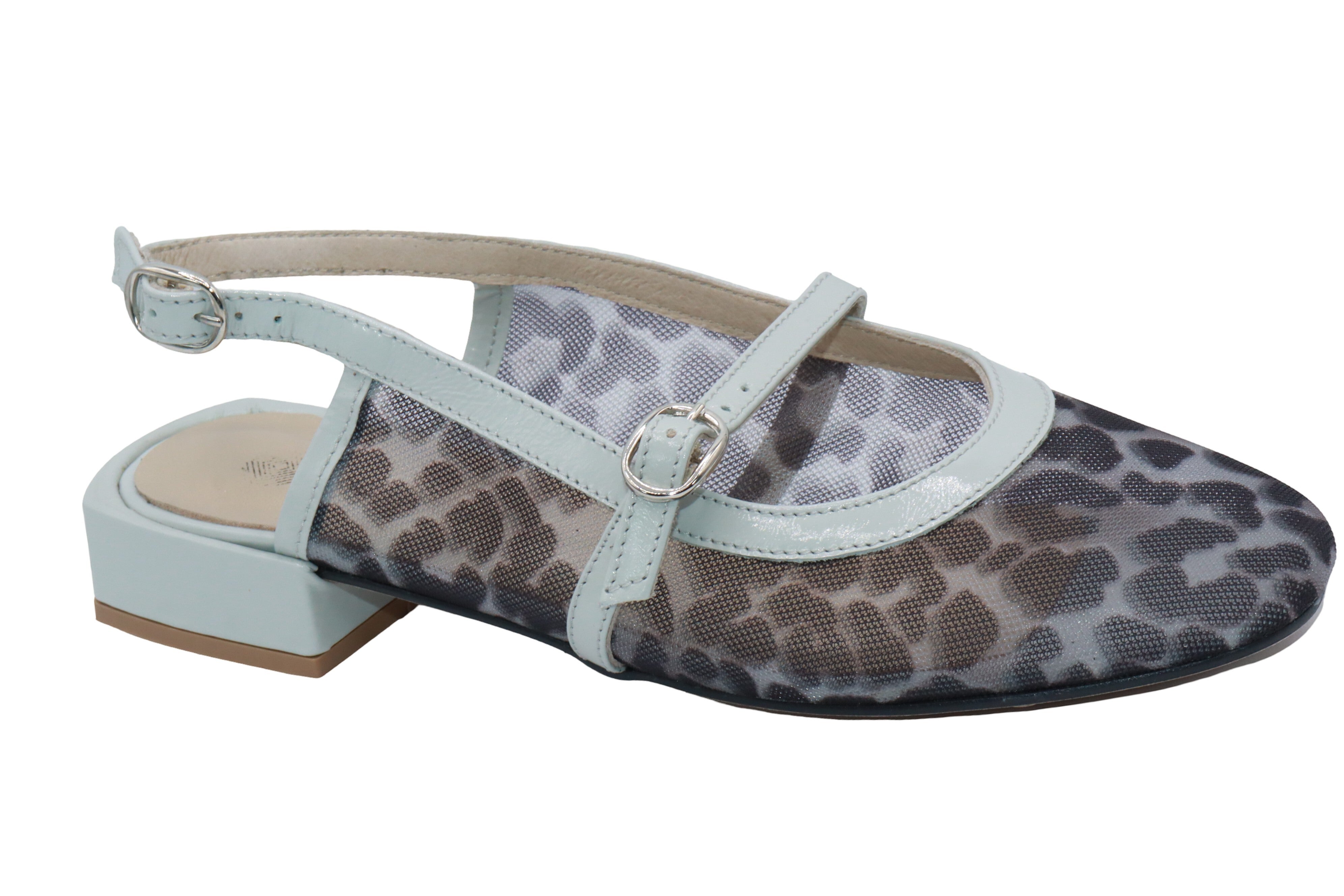 Eric Michael Elke Leather Slingback Sandal