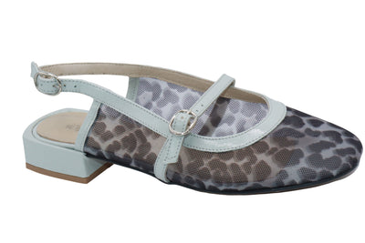 Eric Michael Elke Leather Slingback Sandal
