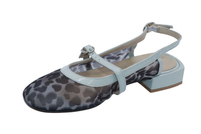 Eric Michael Elke Leather Slingback Sandal