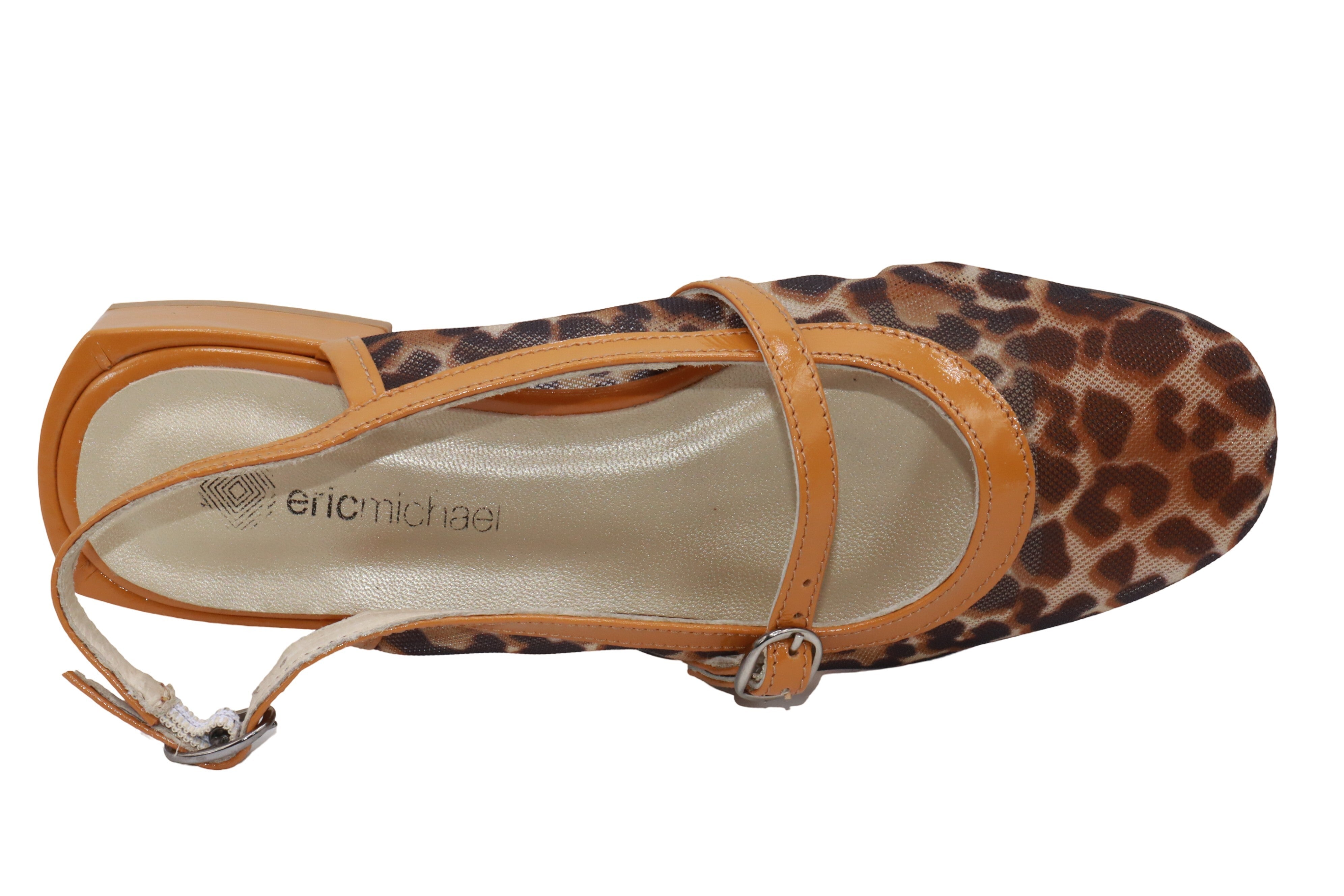 Eric Michael Elke Leather Slingback Sandal