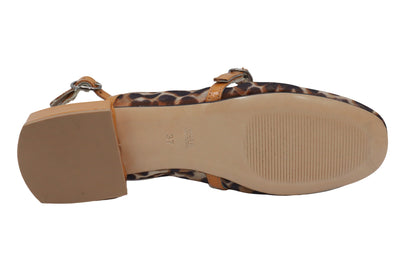 Eric Michael Elke Leather Slingback Sandal