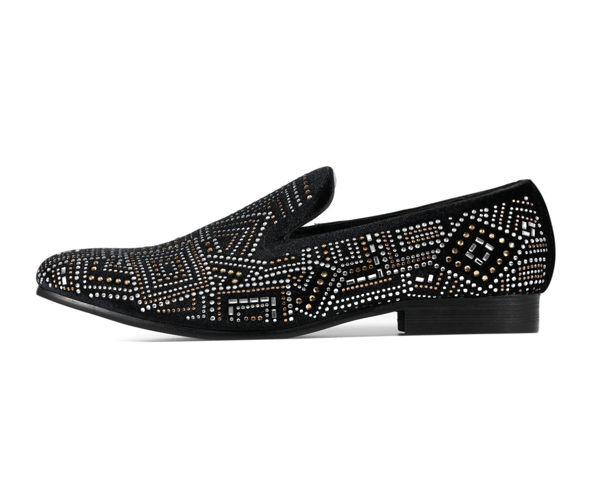 Amali Enzo Black Slippers — product view 3
