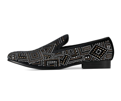 Amali Enzo Black Slippers — product view 3