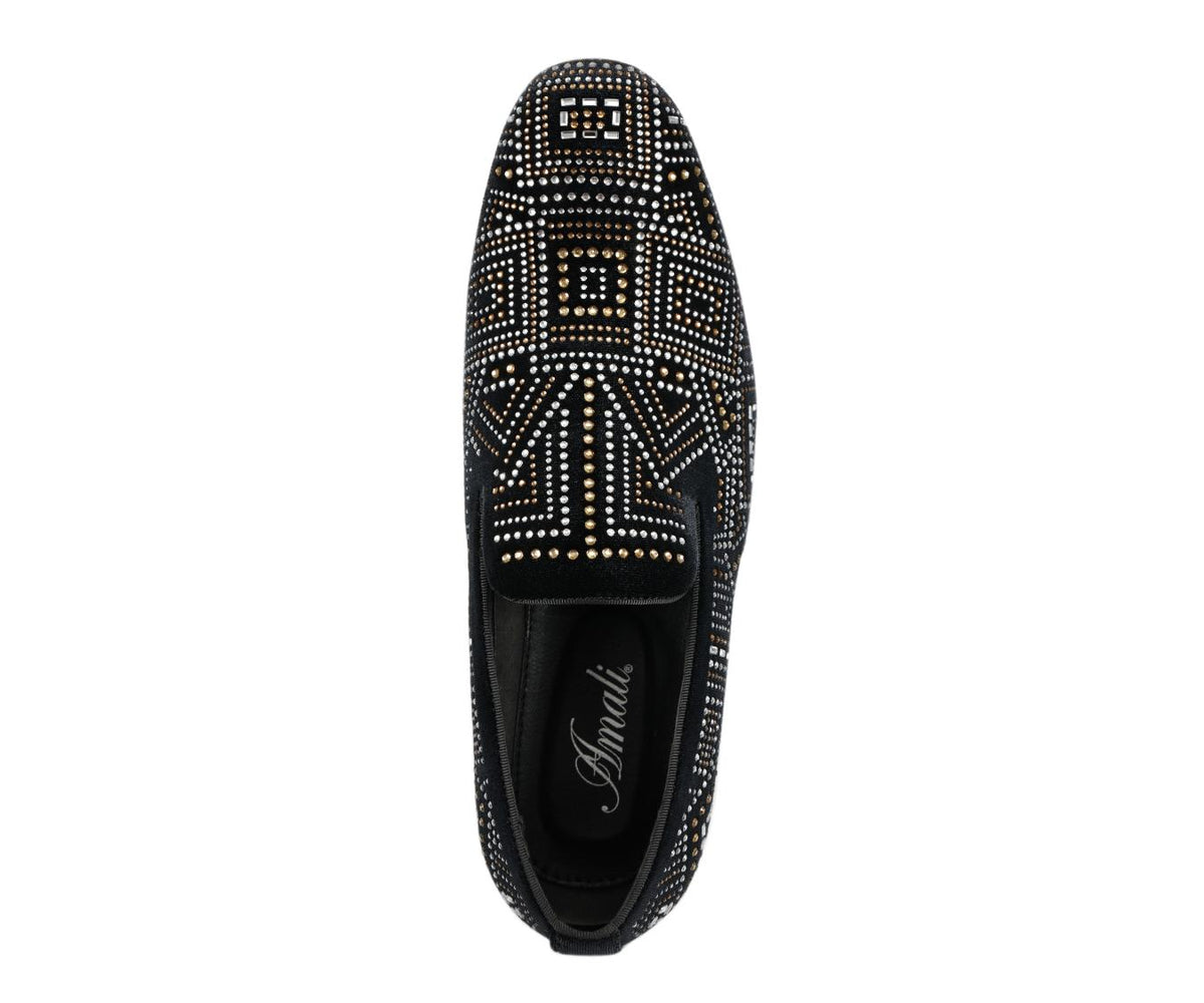 Amali Enzo Black Slippers — product view 4
