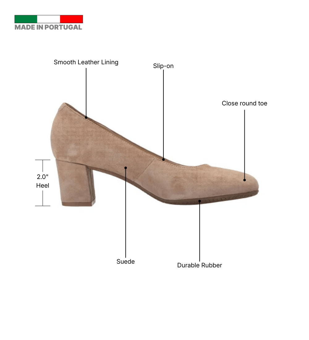 Eric Michael Abby Women’s Suede Slip-On Heel