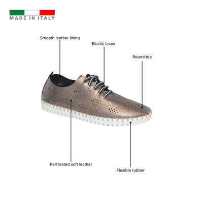 Eric Michael Annie Women’s Slip-On Leather Sneaker