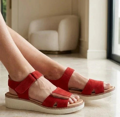 Eric Michael Ariana Women’s Leather Wedge Slingback
