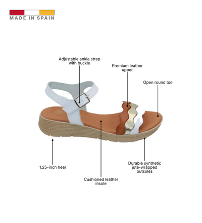Eric Michael Balzano Multi-Strap Leather Espadril