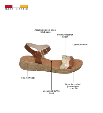 Eric Michael Balzano Multi-Strap Leather Espadril