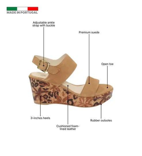 Eric Michael Crete Women’s Wedge Heel Sandal