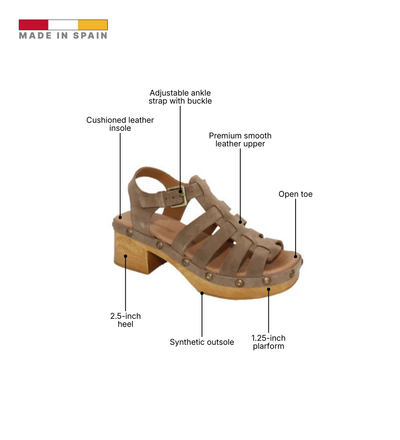 Eric Michael Desi Wedge Sandal