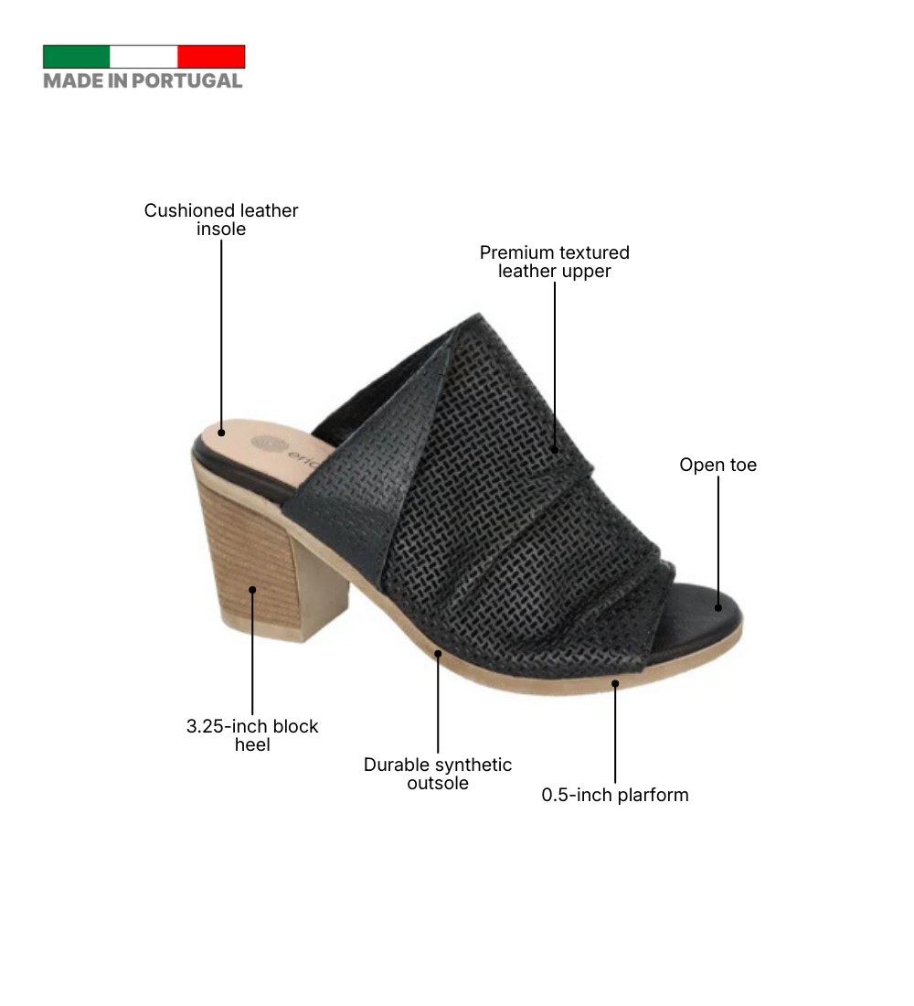 Eric Michael Eclipse Block Heel Sandal