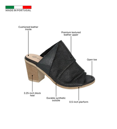 Eric Michael Eclipse Block Heel Sandal