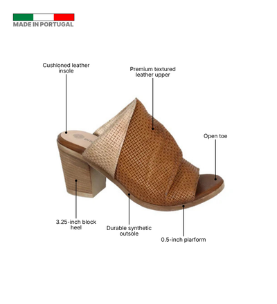 Eric Michael Eclipse Block Heel Sandal