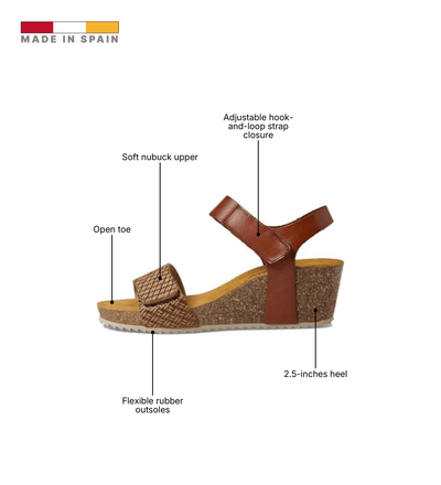 Eric Michael Gypsy Studded Fringe Wedge Sandal