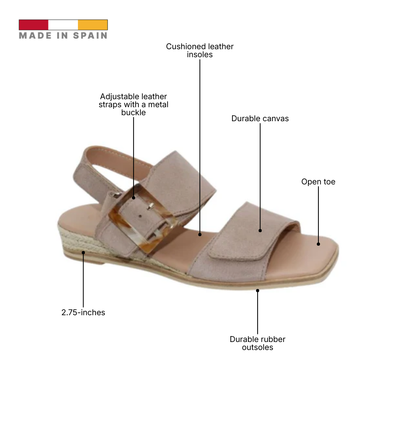 Eric Michael Hannah Closed-Toe Espadrille Wedge
