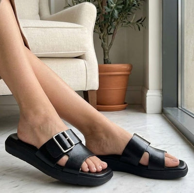 Eric Michael Hazel Platform Slide Sandal