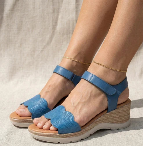 Eric Michael Honey Women’s Platform Wedge Sandal