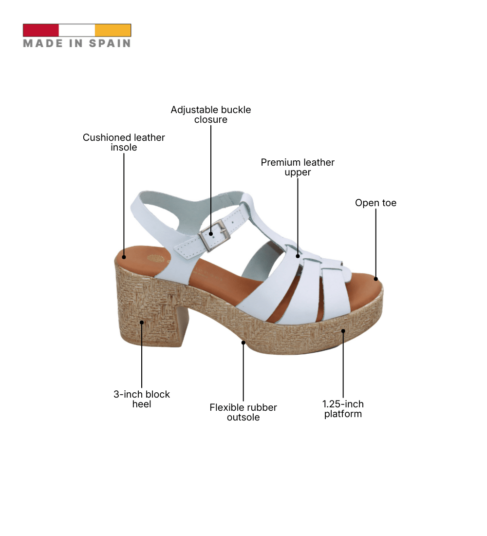 Eric Michael Joni Woven Leather Wedge Sandal