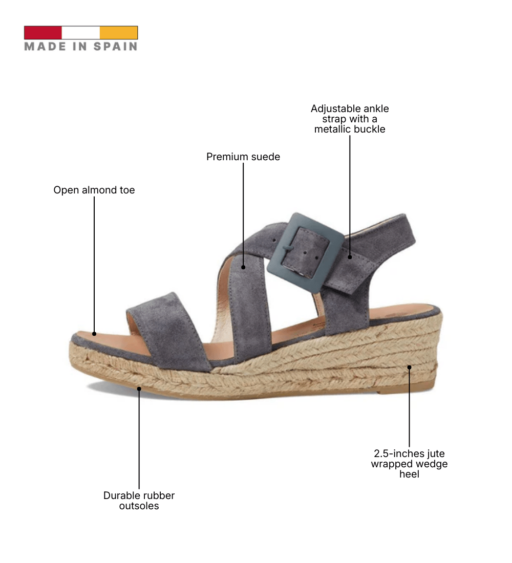 Eric Michael Lago Closed-Toe Wedge Sandal