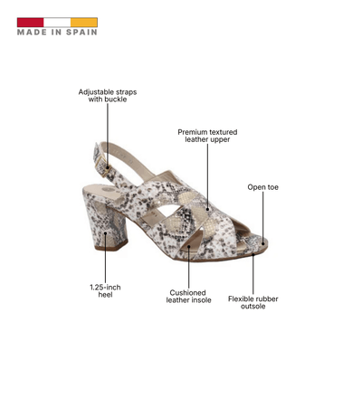 Eric Michael Lark Triple-Strap Adjustable Sandal