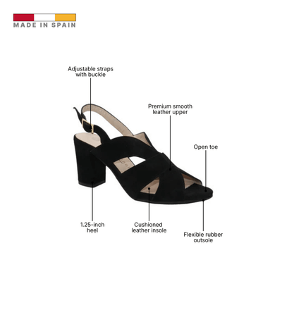 Eric Michael Lark Triple-Strap Adjustable Sandal