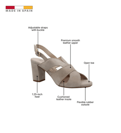 Eric Michael Lark Triple-Strap Adjustable Sandal