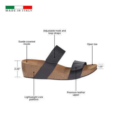Eric Michael Liat Cork Platform Sandal