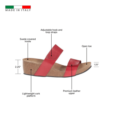 Eric Michael Liat Cork Platform Sandal