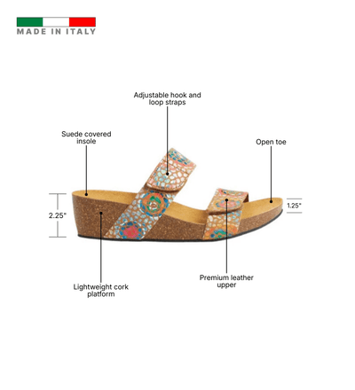 Eric Michael Liat Cork Platform Sandal