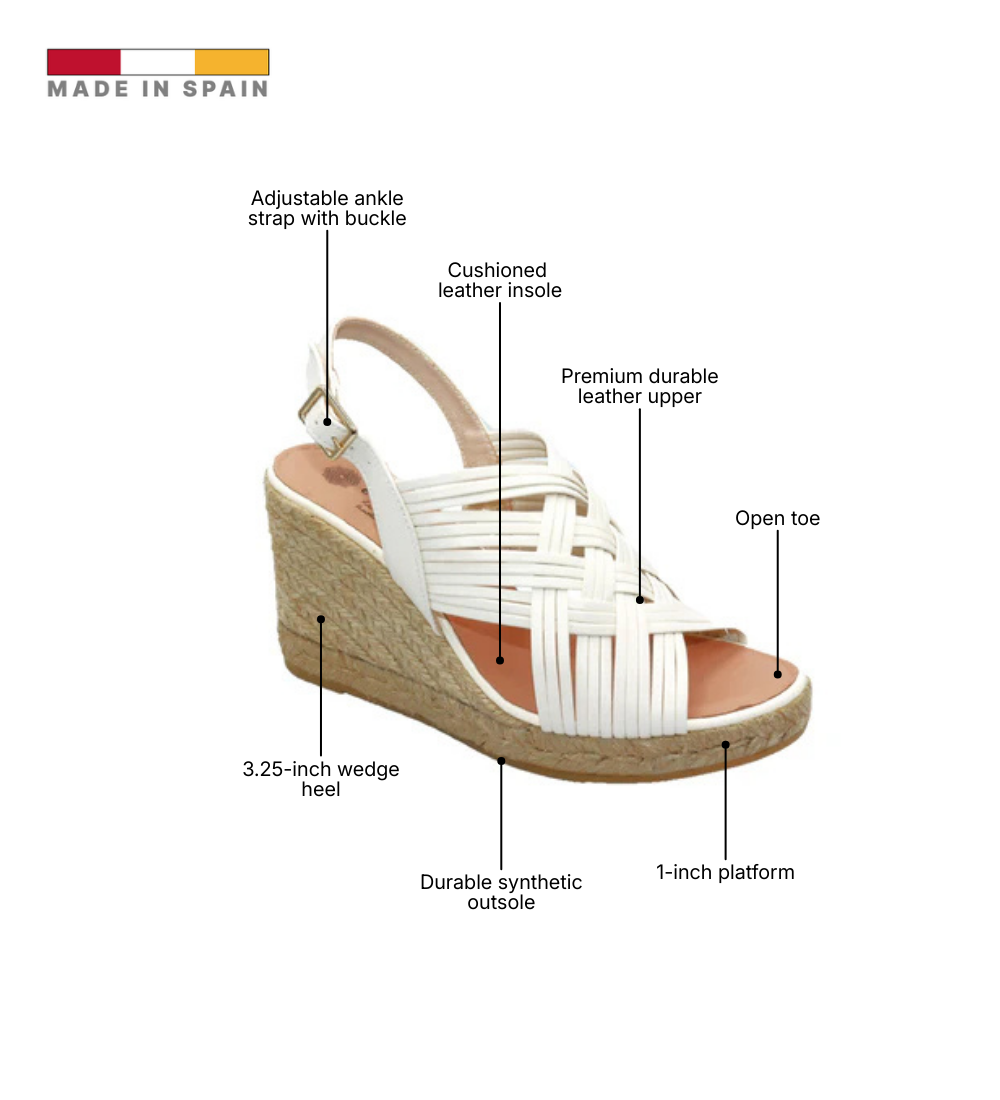 Eric Michael Lola Braided Wedge Sandal