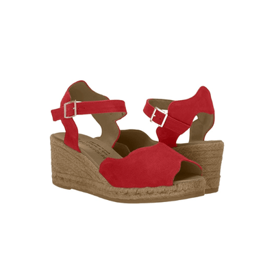Eric Michael Lupa Suede Wedge Sandal