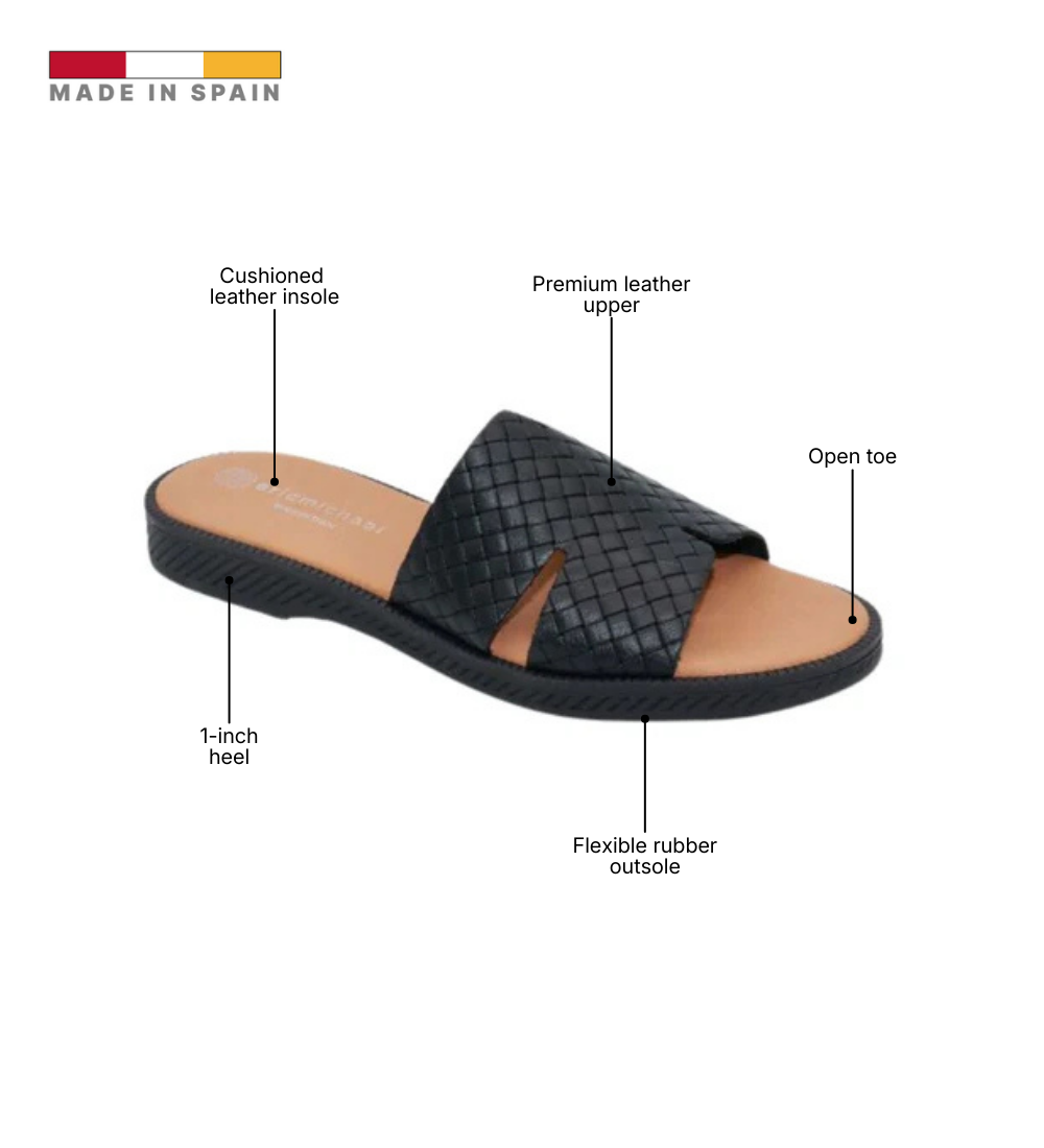 Eric Michael Molly Laser-Cut Slide Sandal