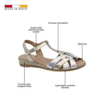 Eric Michael Nova Leather Platform Slide