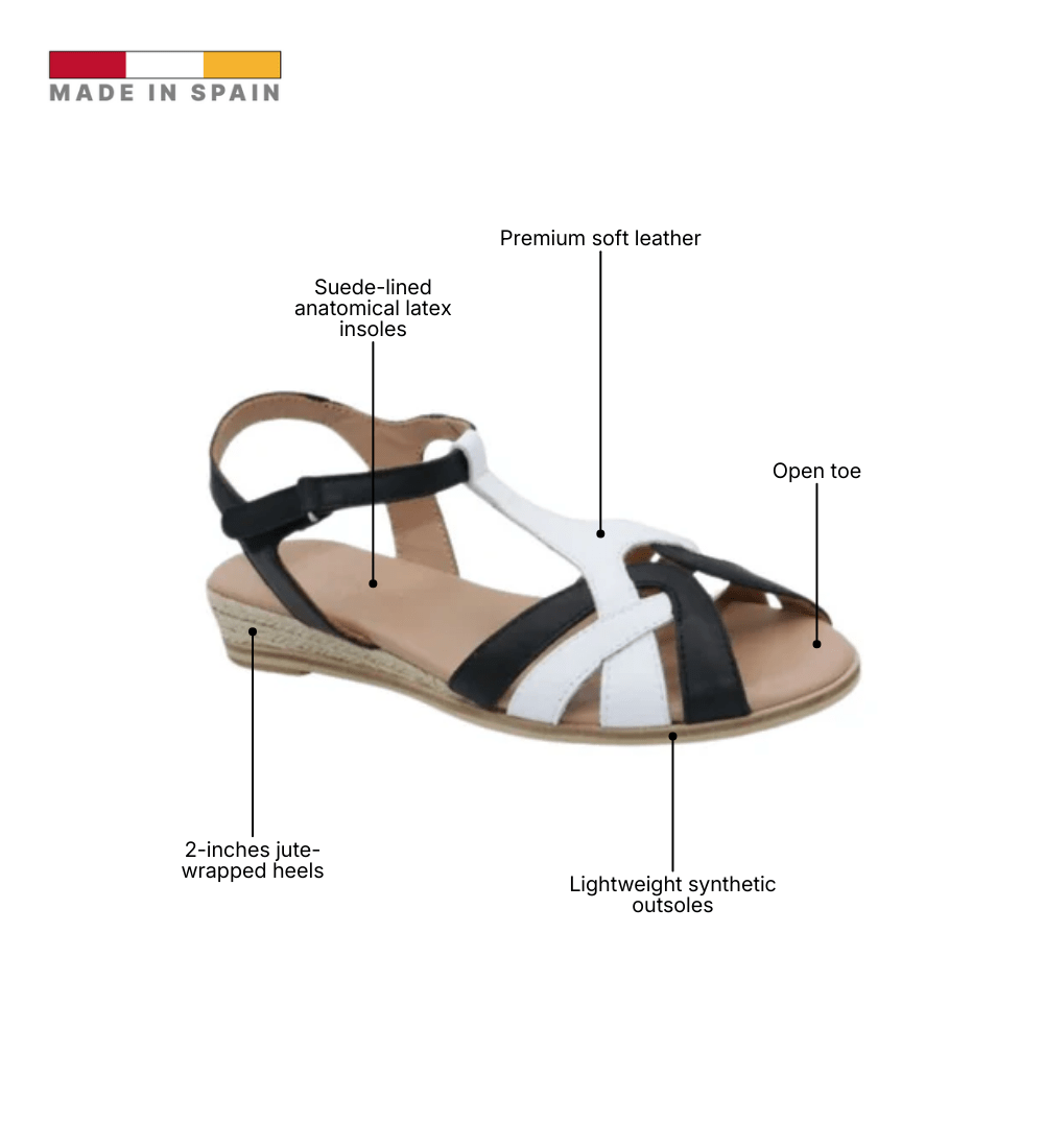 Eric Michael Nova Leather Platform Slide