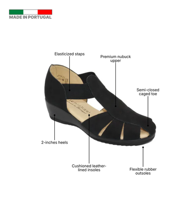 Eric Michael Parker Fisherman Wedge Sandal