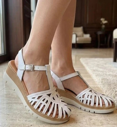 Eric Michael Rose Women’s Two-Tone Wedge Sandal